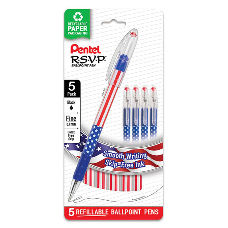 Patriotic Ballpoint Pen (0.7mm)