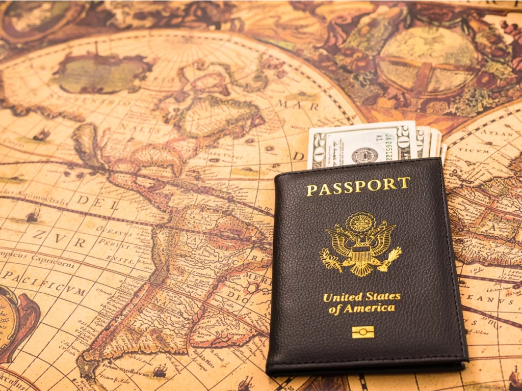 N-400 Travel History – Tracking International Trips N-400 travel history tools with U.S. passport and map